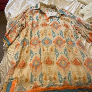 Victoria Dunn Marigold Multicolor Tunic